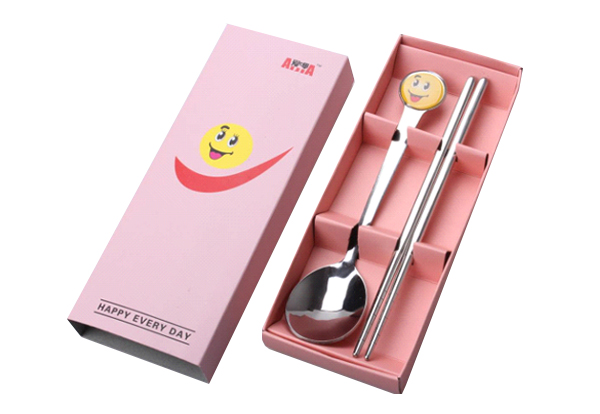开心滴胶勺筷两件套 型号：MR - 2208