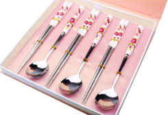 陶瓷勺筷六件套  型号：MR - 1409